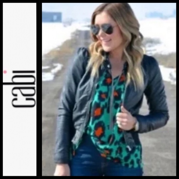 CAbi Rita Animal Print Blouse - Picture 4 of 6